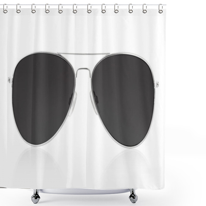 Personality  Black Sunglasses Shower Curtains