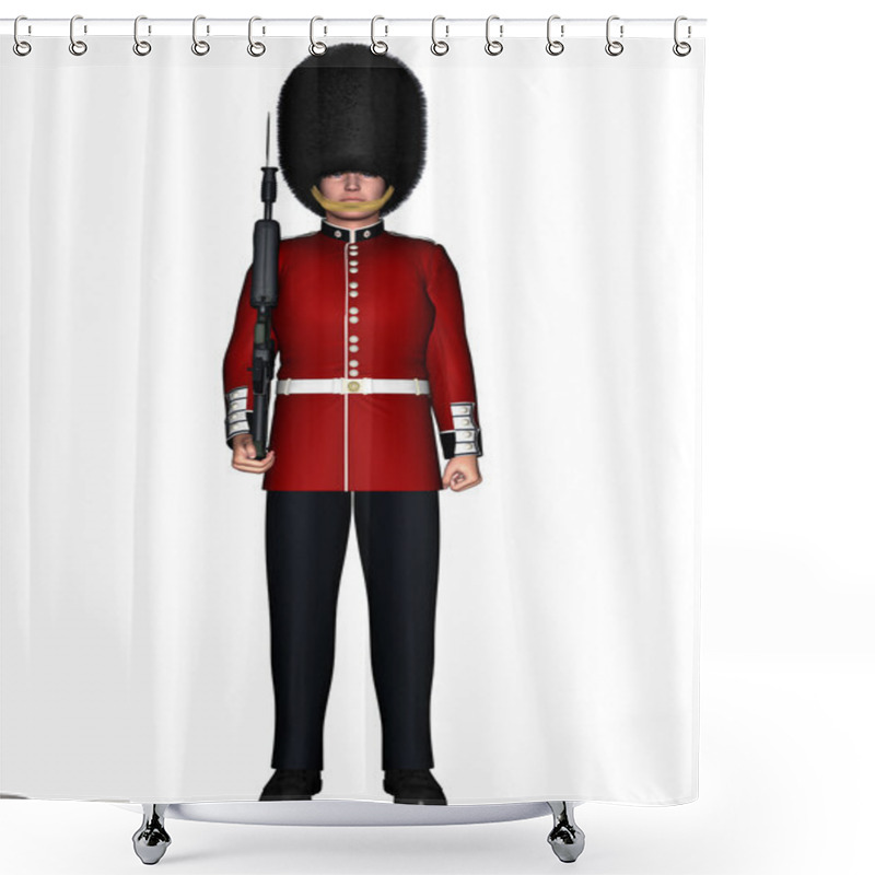 Personality  Royal British Guardsman Shower Curtains