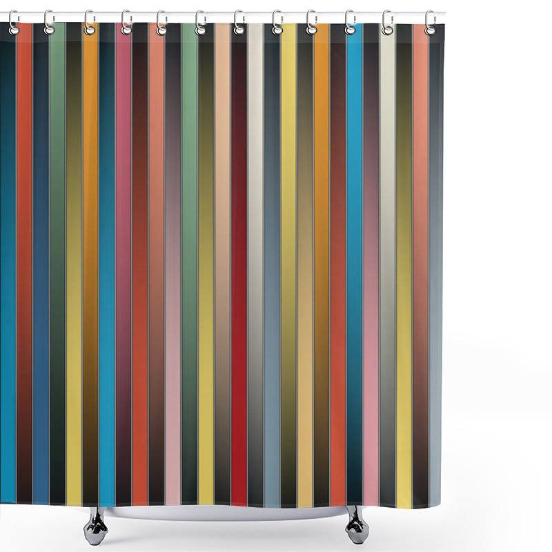 Personality  Ribbon Background Shower Curtains