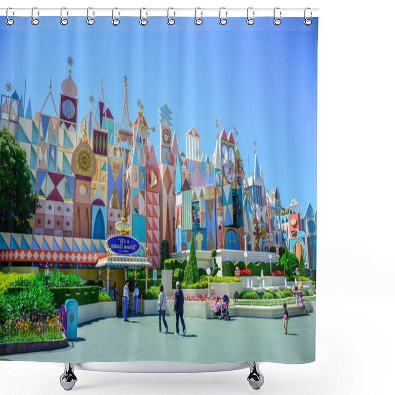 Personality  CHIBA, JAPAN: It's A Small World Attraction In Fantasyland, Tokyo Disneyland Shower Curtains