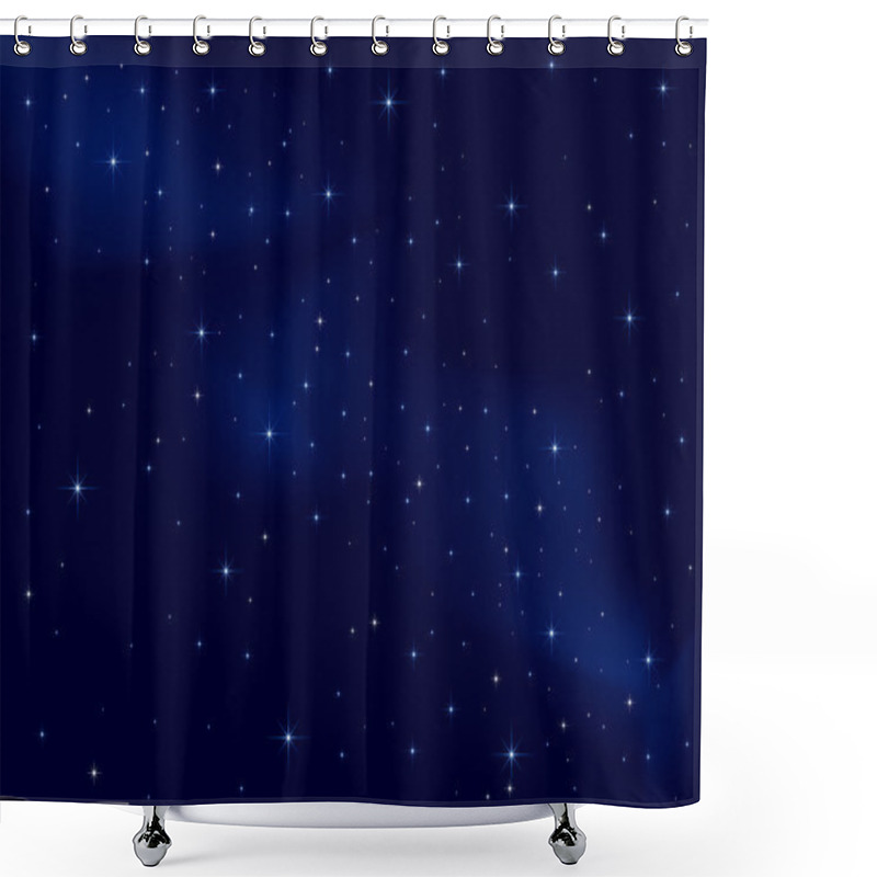 Personality  Starry Sky Shower Curtains