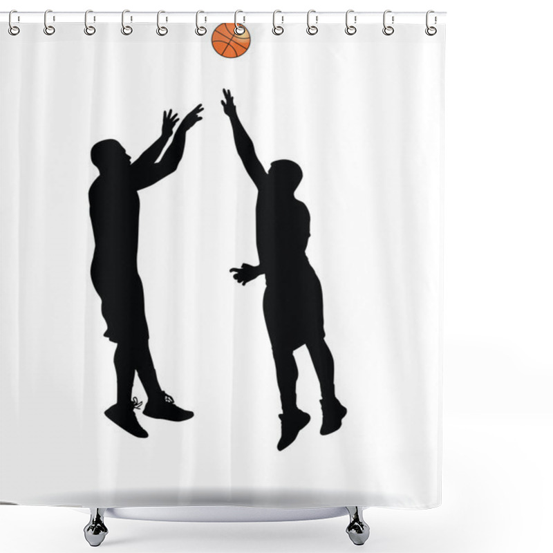 Personality  Basketball Players Shower Curtains