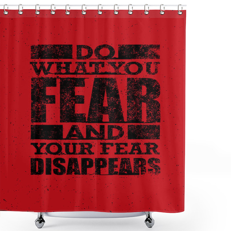 Personality  Creative Typography Motivation Quote Shower Curtains