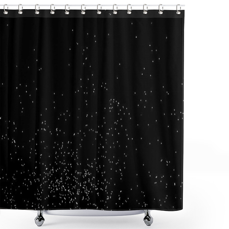 Personality  Grainy Abstract Texture On A Black Background.  Shower Curtains