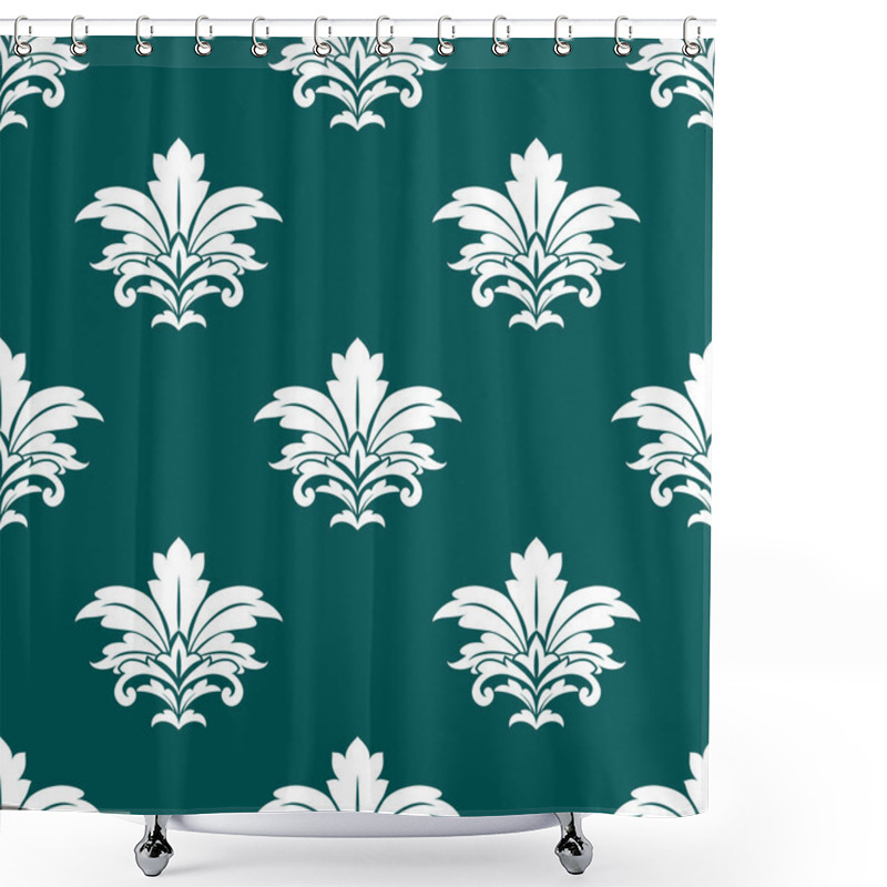 Personality  Damask Style Repeat Arabesque Pattern Shower Curtains