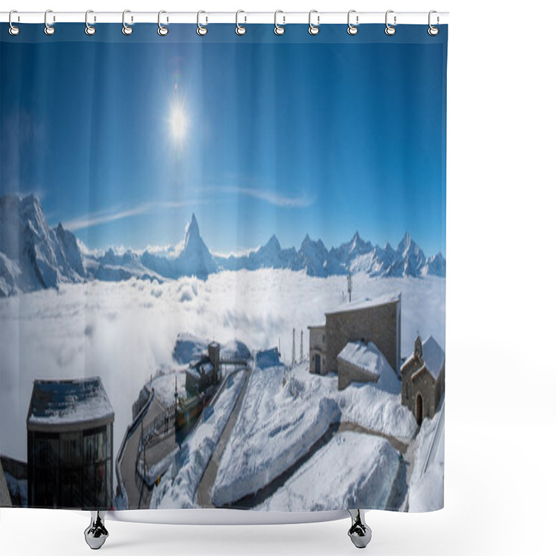 Personality  The Matterhorn Peak Switzerland Shower Curtains