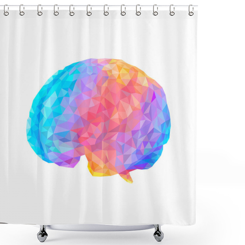 Personality  Brain Genius Shower Curtains