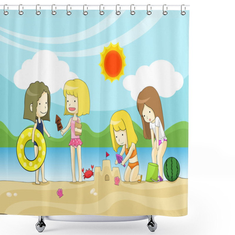 Personality  Print Shower Curtains