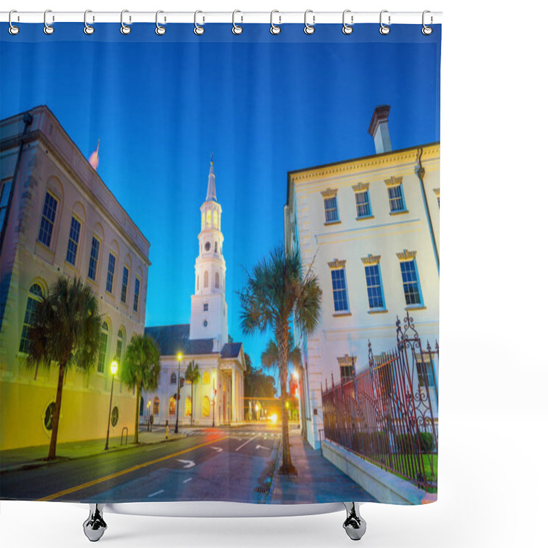 Personality  Historical Downtown Area Of  Charleston, South Carolina, USA At Twilight. Shower Curtains