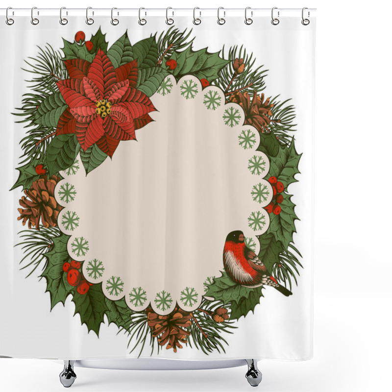 Personality  Merry Christmas Shower Curtains