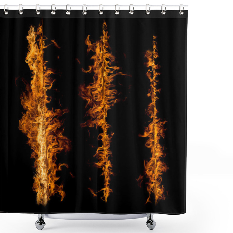 Personality  Fire Flames Collection Shower Curtains