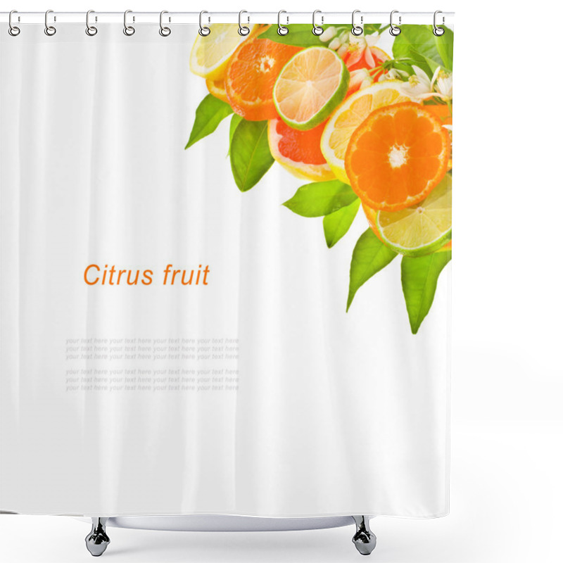 Personality  Different Citrus Fruits Shower Curtains