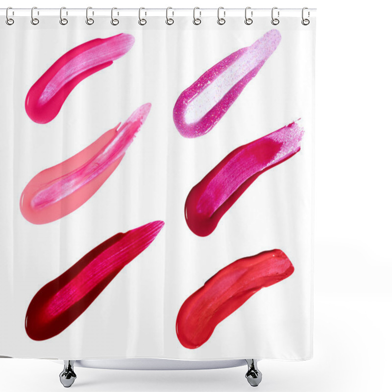 Personality  Lipstick Nail Polish Beauty Make Up Cosmetics Shower Curtains