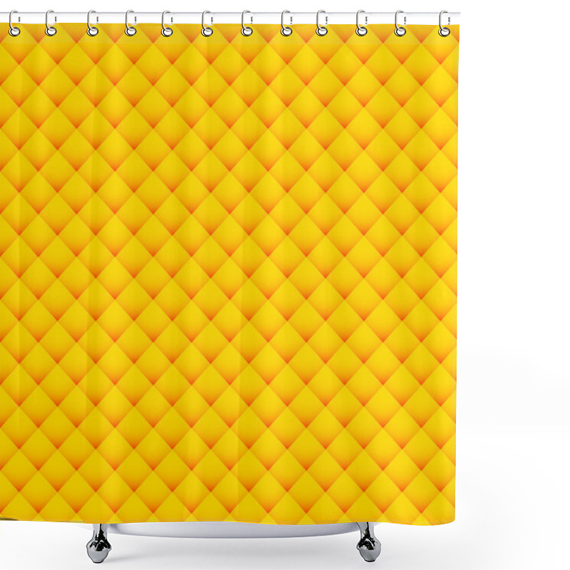 Personality  Geometric Pattern With Shaded Squares Shower Curtains