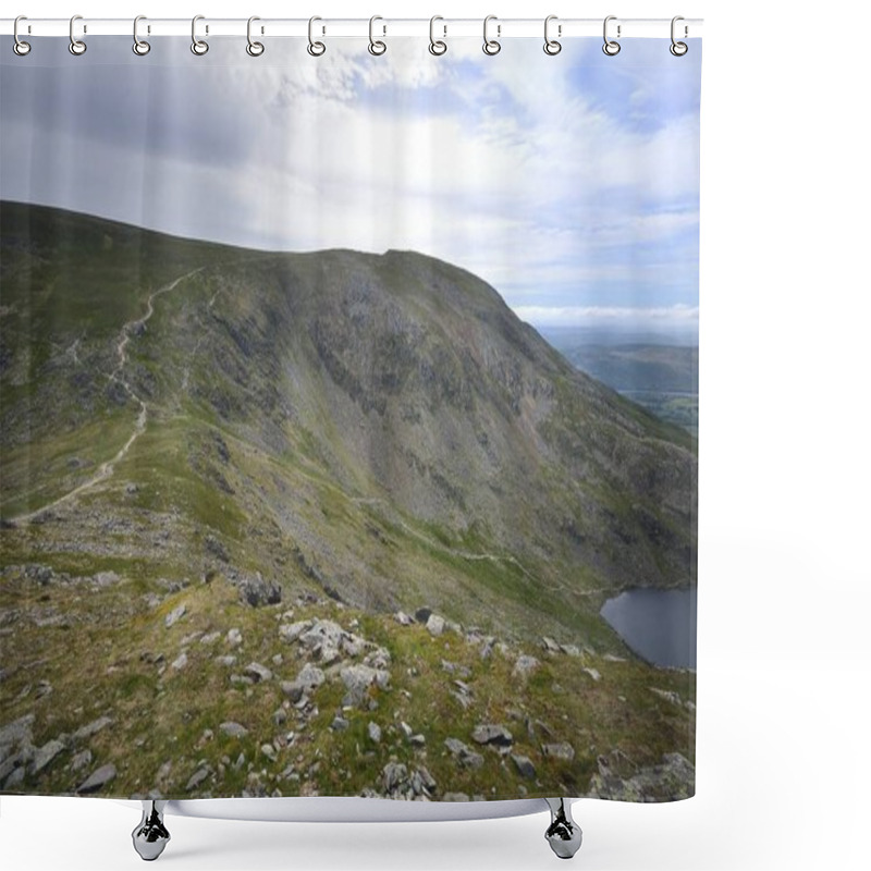 Personality  The Footpath To Old Man Of Consiton Shower Curtains