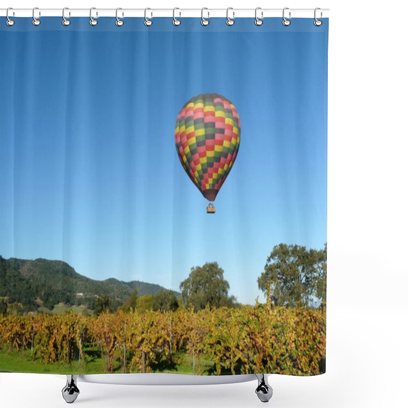 Personality  Hot Air Balloon Shower Curtains