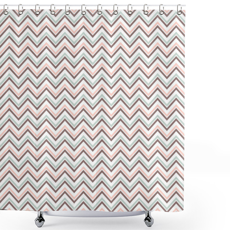 Personality  Tribal Vector Seamless Pattern. Endless Texture Shower Curtains