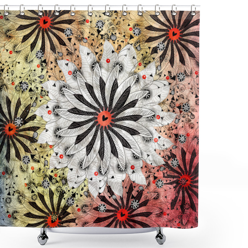 Personality  Exotic Abstract Pattern Shower Curtains