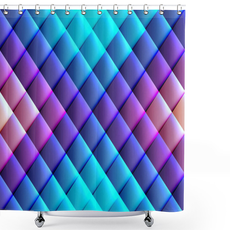 Personality  Argyle Seamless Vector Pattern Background. Pattern Of A Rhombuses. Shower Curtains