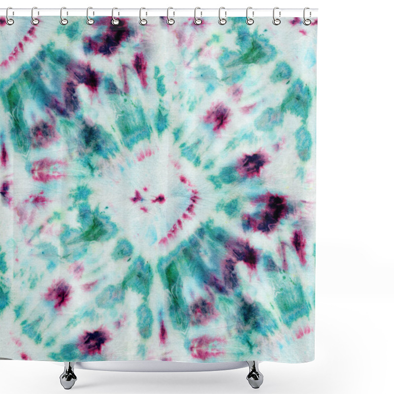 Personality  Tie Dye Background Shower Curtains