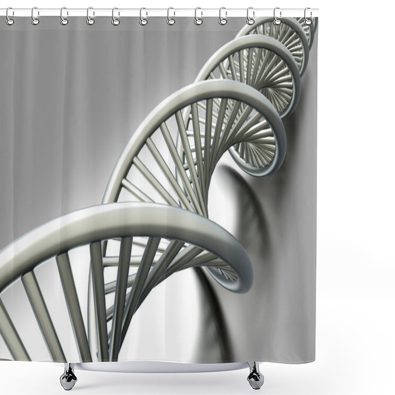 Personality  DNA Strand Shower Curtains