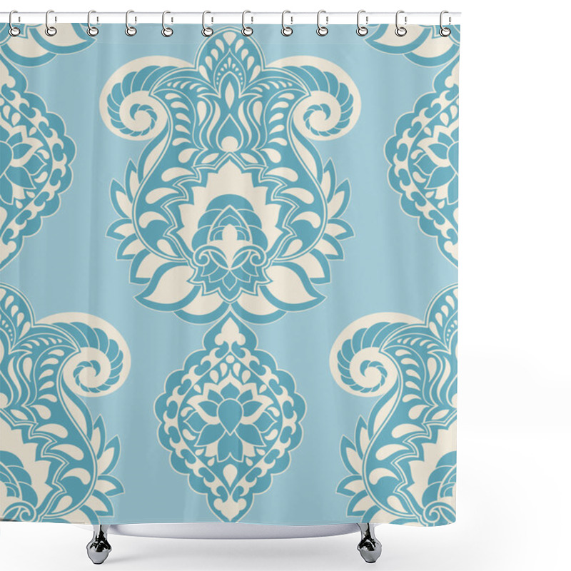 Personality   Seamless Paisley Pattern Shower Curtains