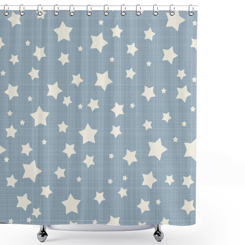 Personality  Seamless Stars Pattern Shower Curtains