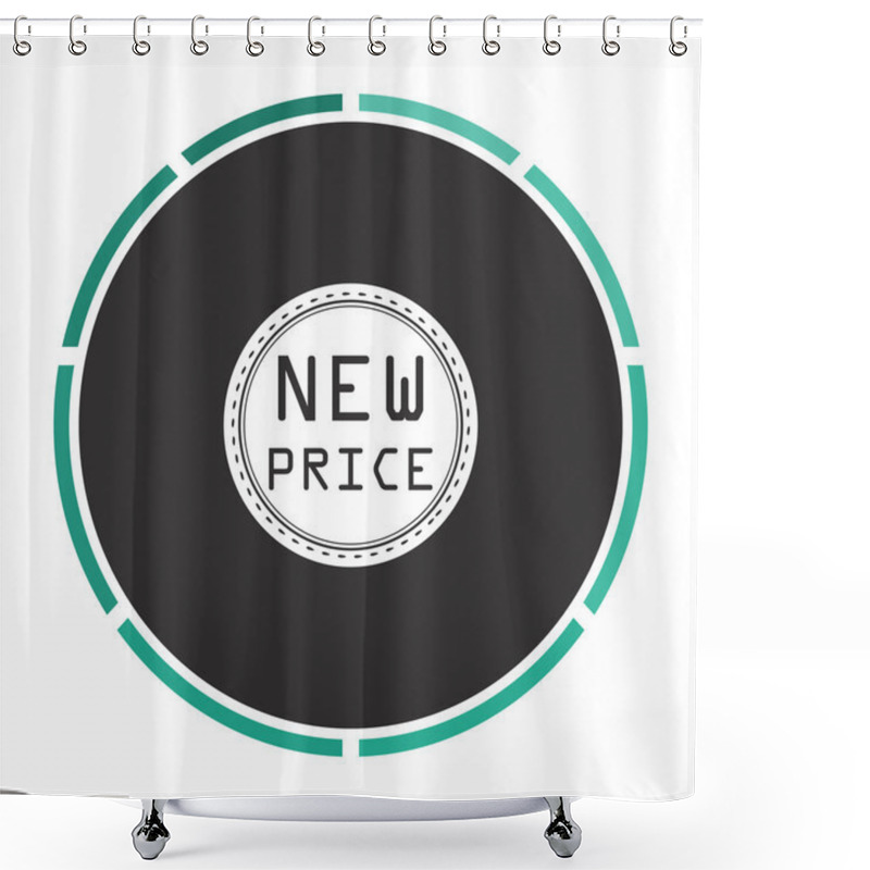 Personality  New Price Computer Symbol Shower Curtains