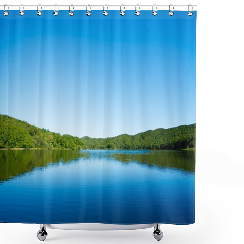 Personality  Lake Shower Curtains