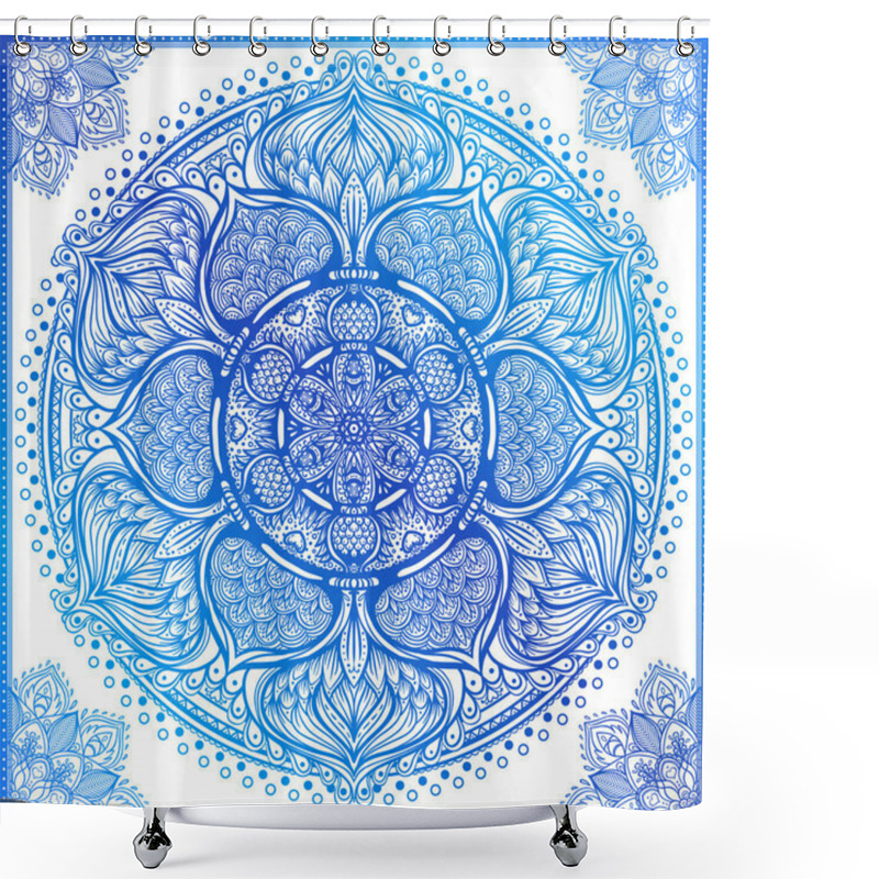 Personality  Ornamental Mandala Inspired  Shower Curtains