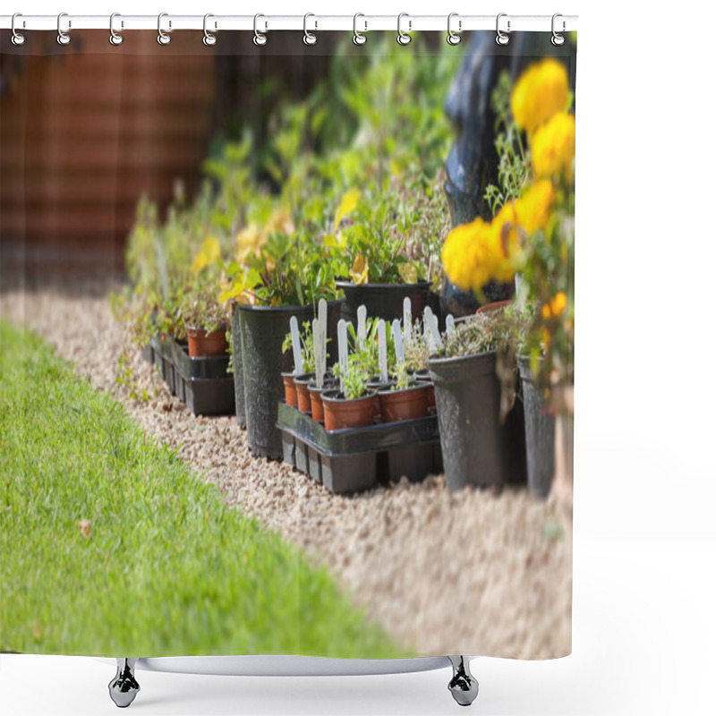 Personality  Gardeners Paradise Growing Plants And Flowers Shower Curtains