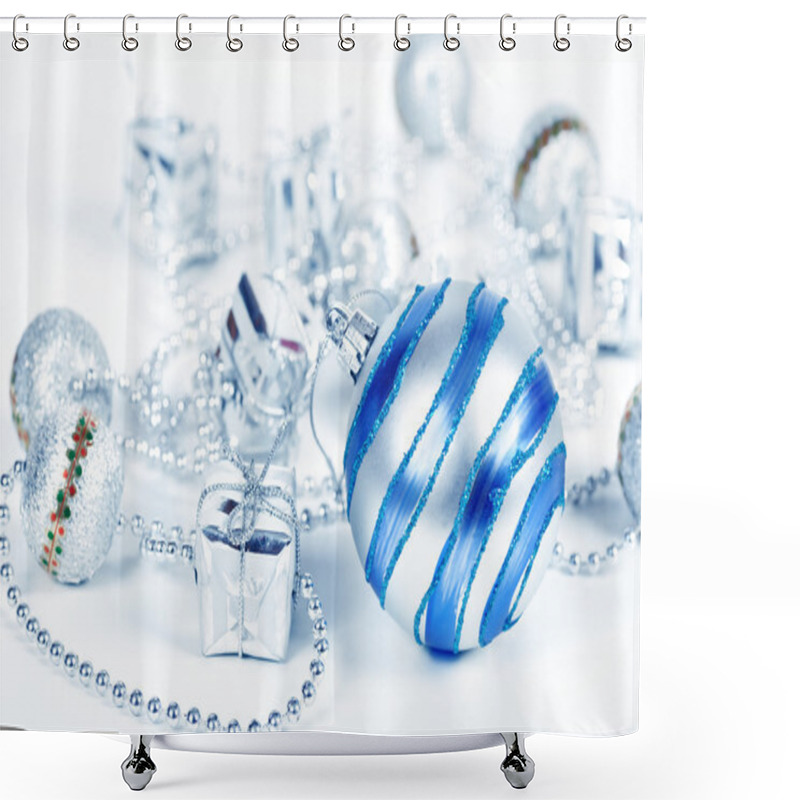 Personality  Christmas Decoration Shower Curtains