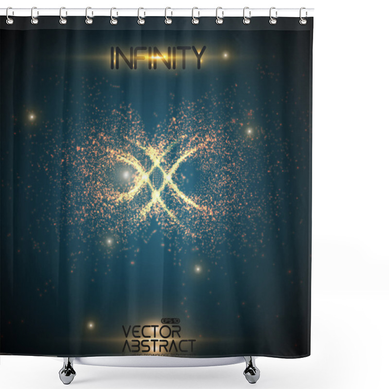 Personality  Infinity Sign Shower Curtains