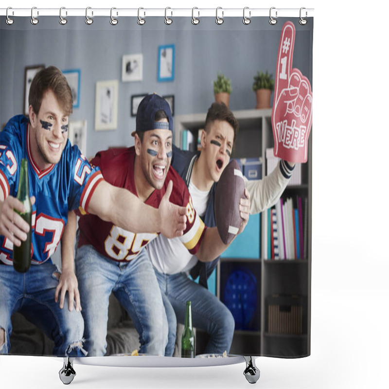 Personality  Disappointed Sport Fans Shower Curtains