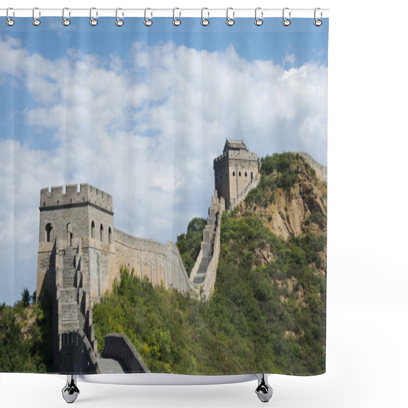 Personality  Great Wall Of China At Jinshanling Shower Curtains