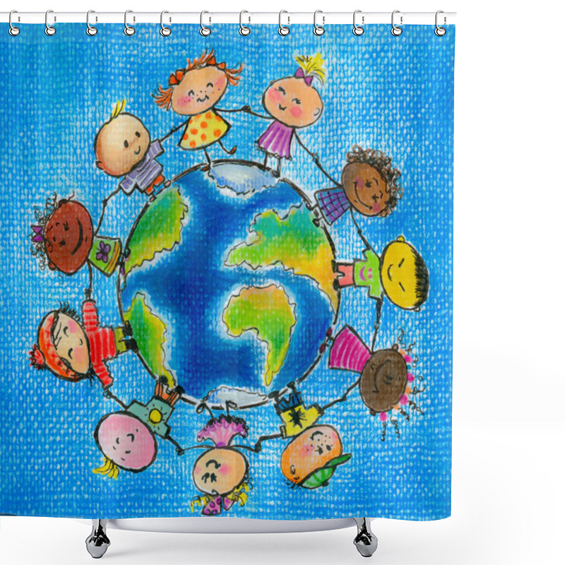 Personality  Children Shower Curtains