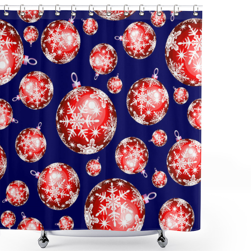 Personality  Christmas Seamless Shower Curtains