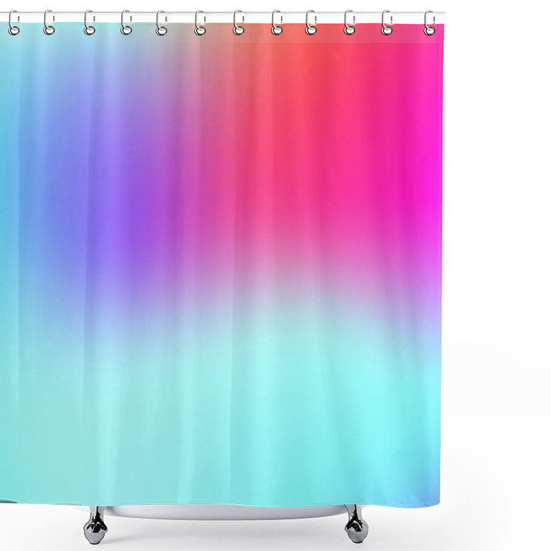 Personality  Pastel Mesh Modern Background. Shower Curtains