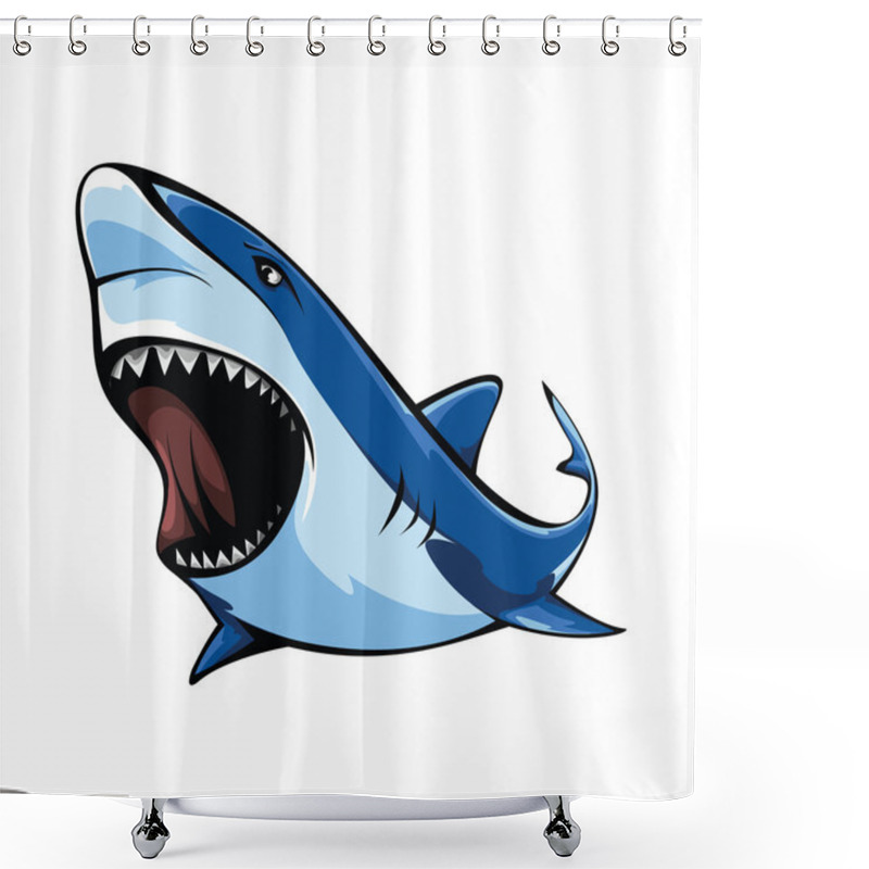 Personality  Shark Shower Curtains