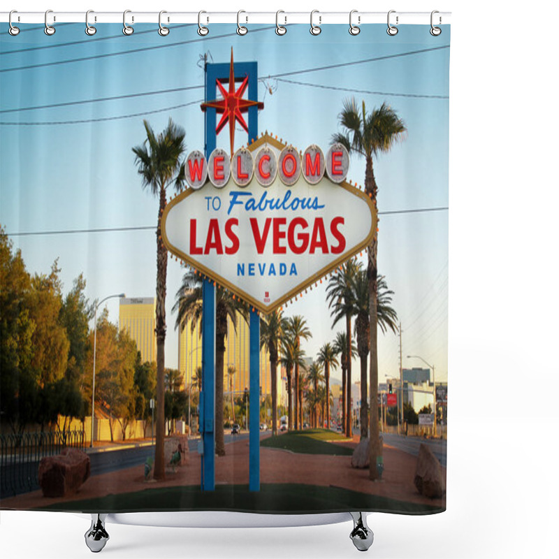 Personality  Las Vegas Sign Shower Curtains