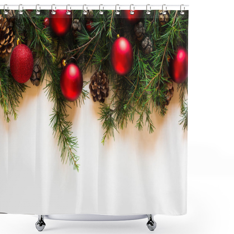 Personality  Merry Christmas Card  Shower Curtains