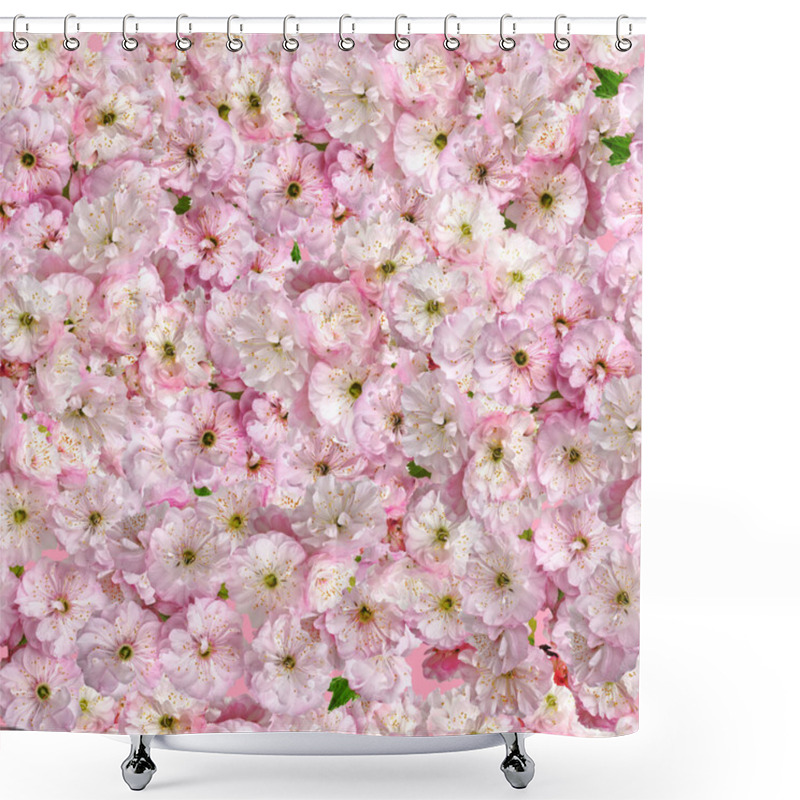 Personality  Pink Almonds Seamless Pattern Shower Curtains