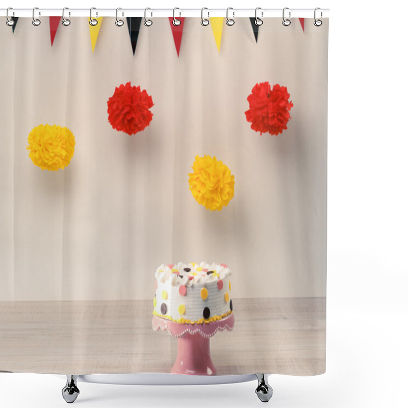 Personality  Birthday Cake Shower Curtains