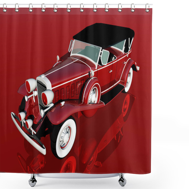 Personality  Classic Car Shower Curtains