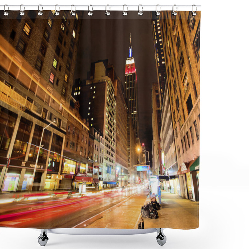 Personality  Empire State Building Shower Curtains