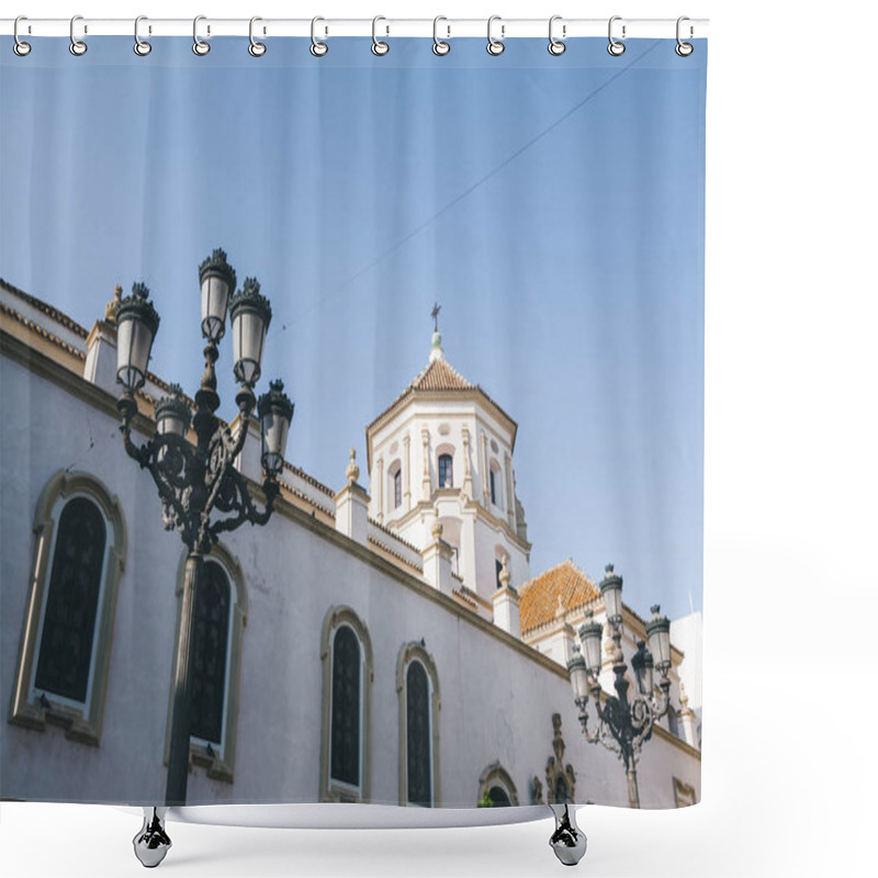 Personality  Low Angle View Of Beautiful Cathedral, Spain Shower Curtains