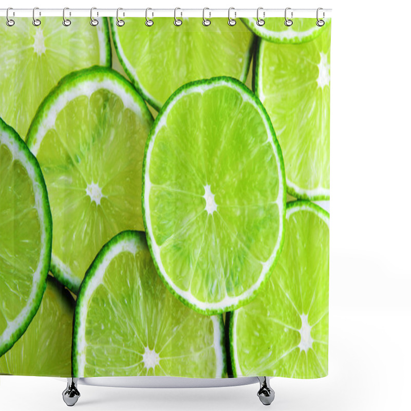 Personality  Ripe Fruit Lime Shower Curtains