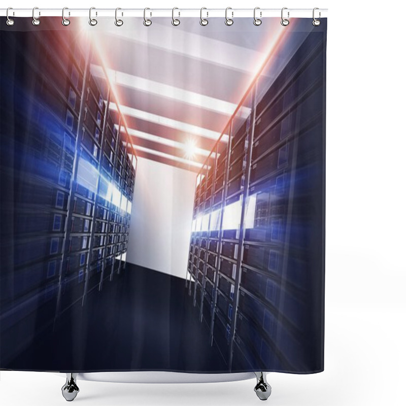 Personality  Datacenter Servers Alley Shower Curtains