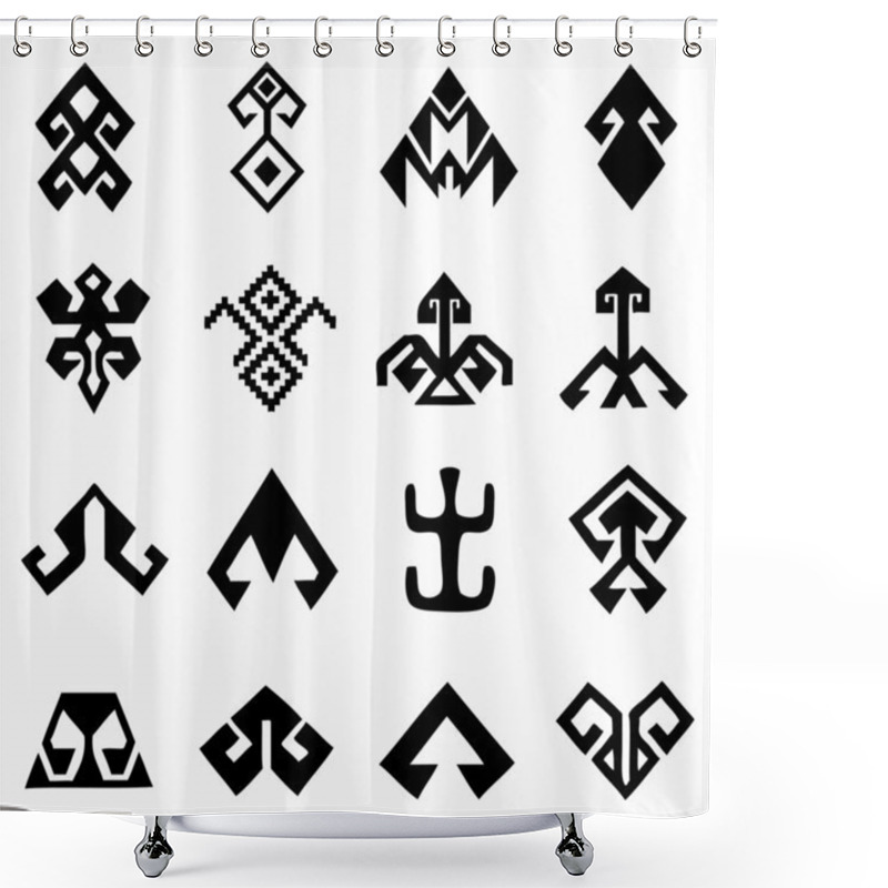 Personality  Design Elements Shower Curtains