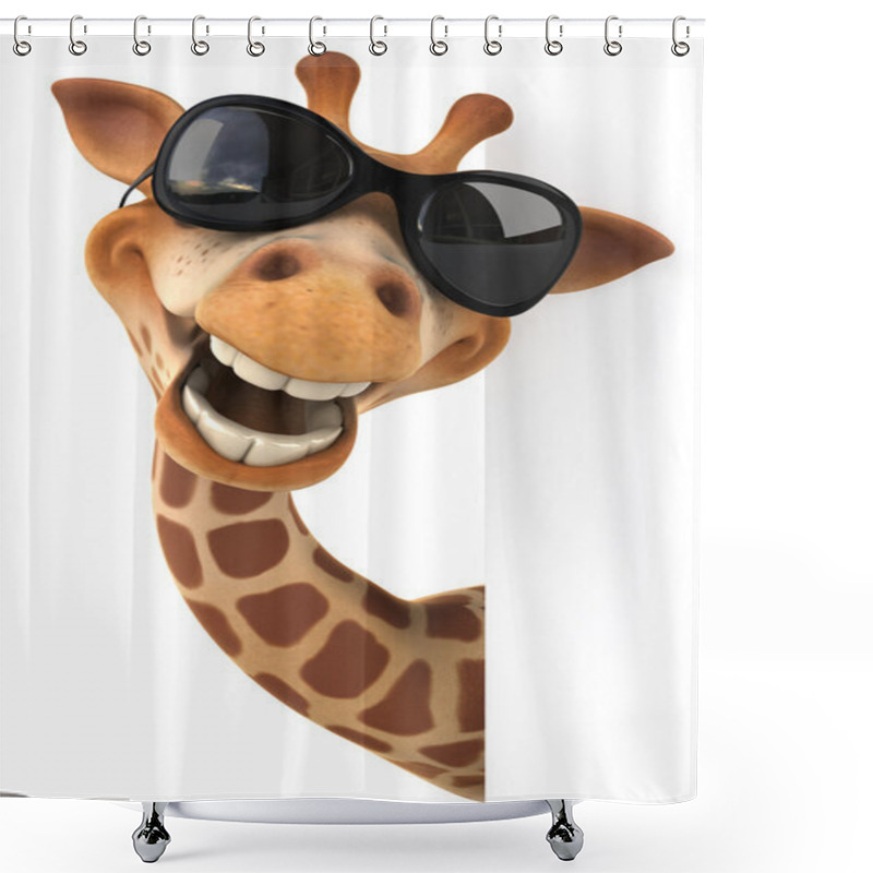 Personality  Fun Giraffe Shower Curtains